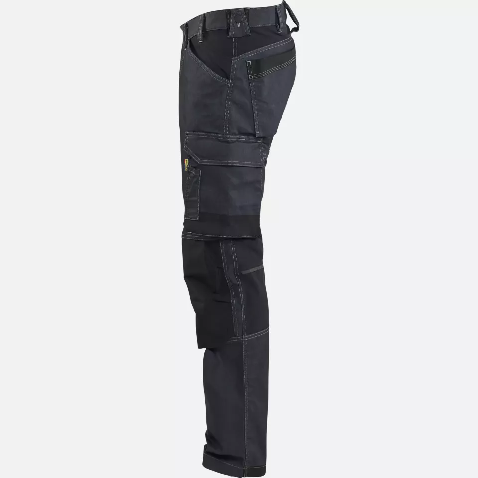 Blaklader 175111418999, Craftsman Work Trousers with Stretch, Navy/Black, image 3, gallery thumbnail