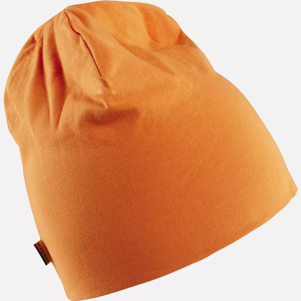 Blaklader 206310375300, Stretch Beanie, Hi-Vis Orange, image 2, gallery thumbnail