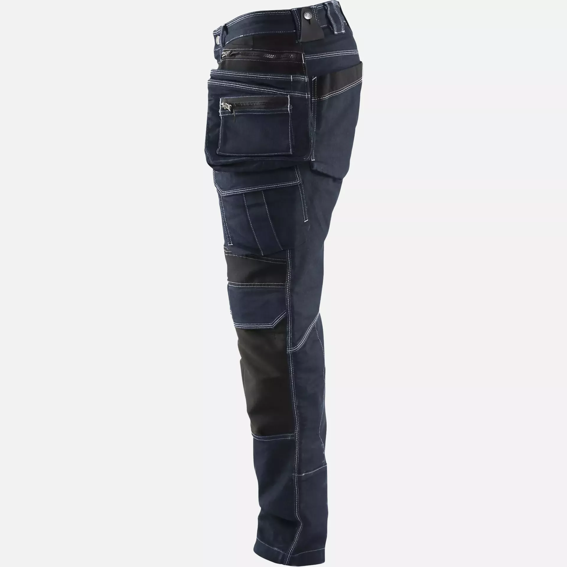 Blaklader 199011418999, X1900 Stretch Craftsman Work Trousers, Navy/Black, image 3