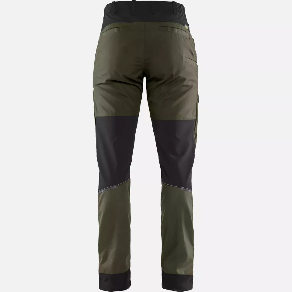 Blaklader 716618454298, Damen Stretch Servicehose, Waldgrün/Schwarz, image 3, gallery thumbnail