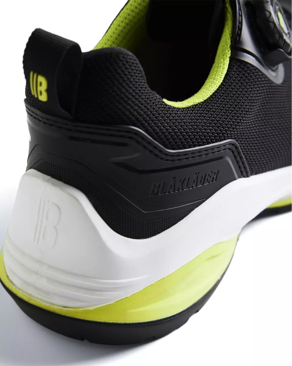Blåkläder 248600009943, STRIKER Safety Shoe, Black/Lime Green, image 7, gallery thumbnail