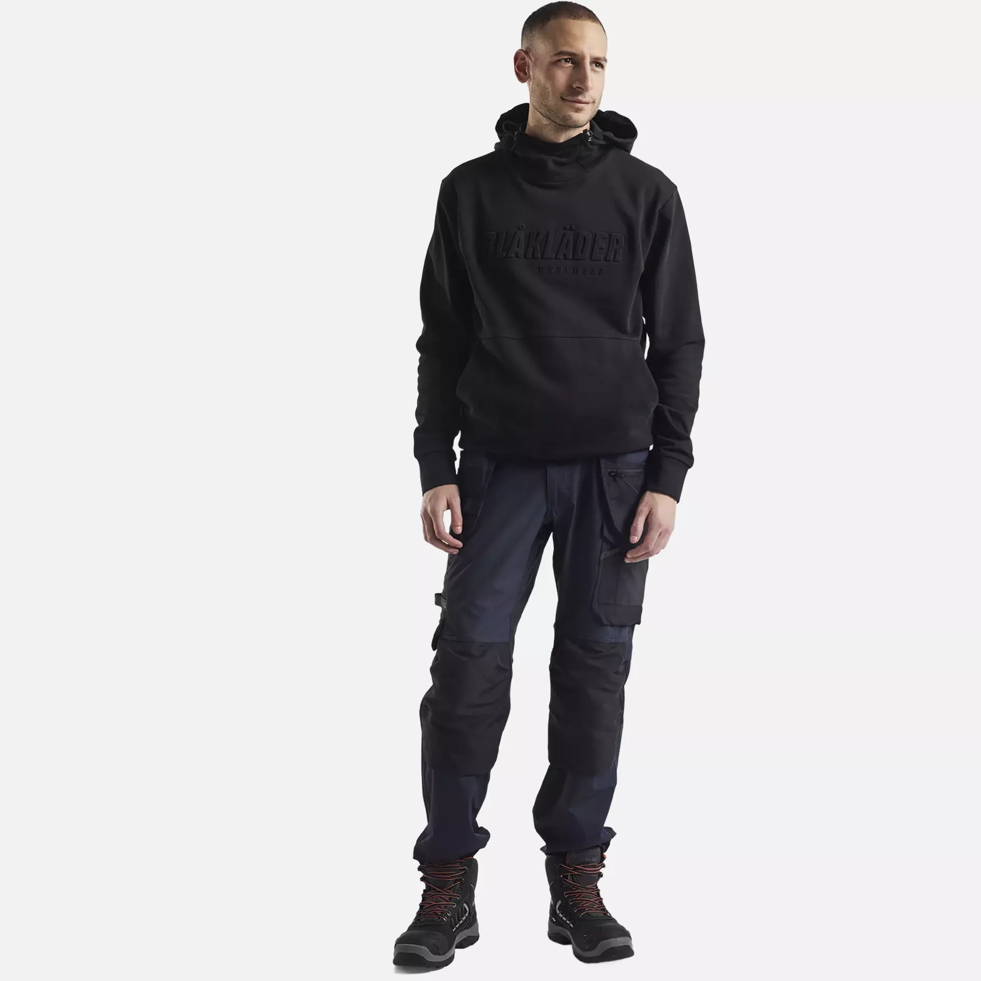Blaklader 353011589900, 3D Kapuzen Sweatshirt, Schwarz, image 5