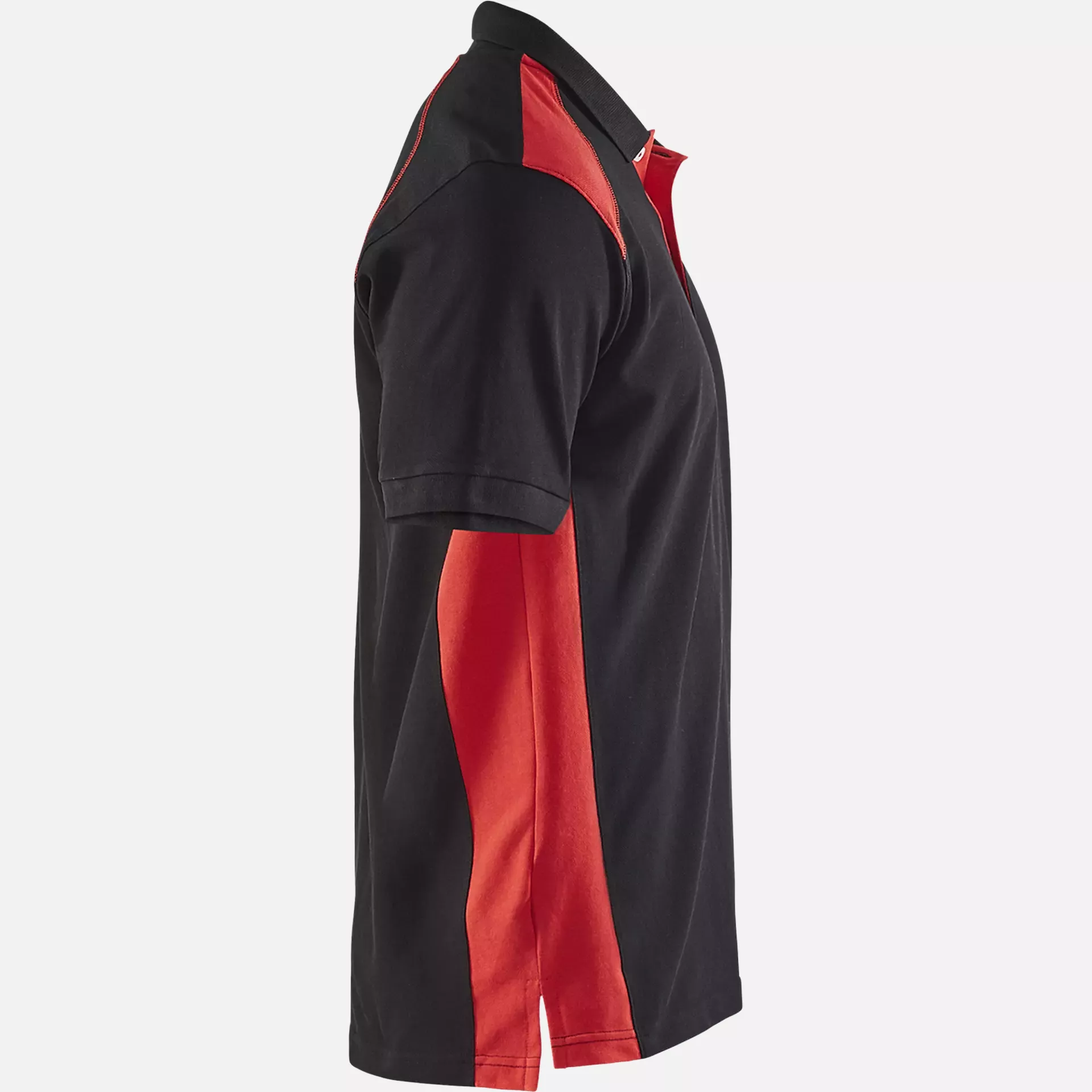 Blaklader 332410509956, Polo Shirt, Black/Red, image 2