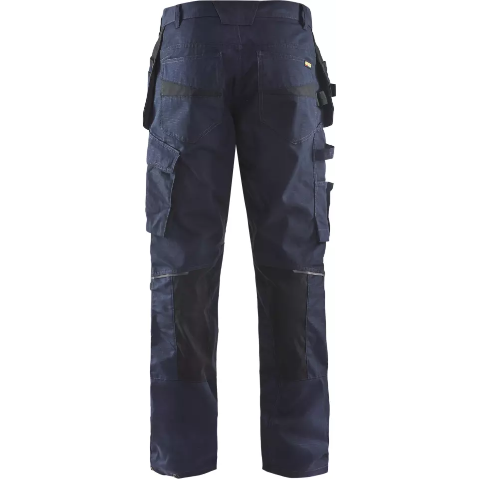 Blaklader 149613308699, Stretch Work Trousers with Tool Pockets, Dark Navy/Black, image 4, gallery thumbnail