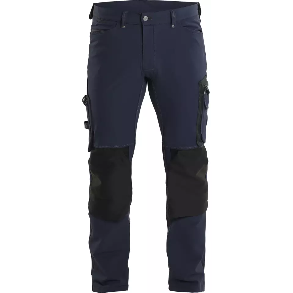 Blåkläder 198916448699, X1900 4-Way Stretch Craftsman Work Trousers, Dark Navy/Black, image 1, gallery thumbnail