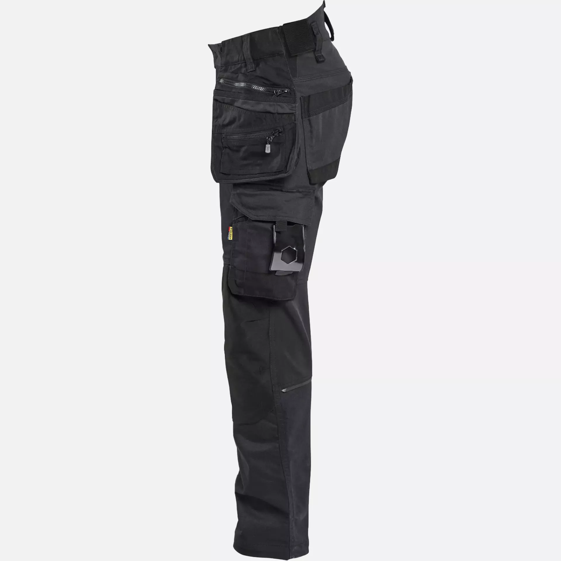 Blaklader 197011499999, STRIKER Stretch Craftsman Work Trousers, Black/Black, image 3