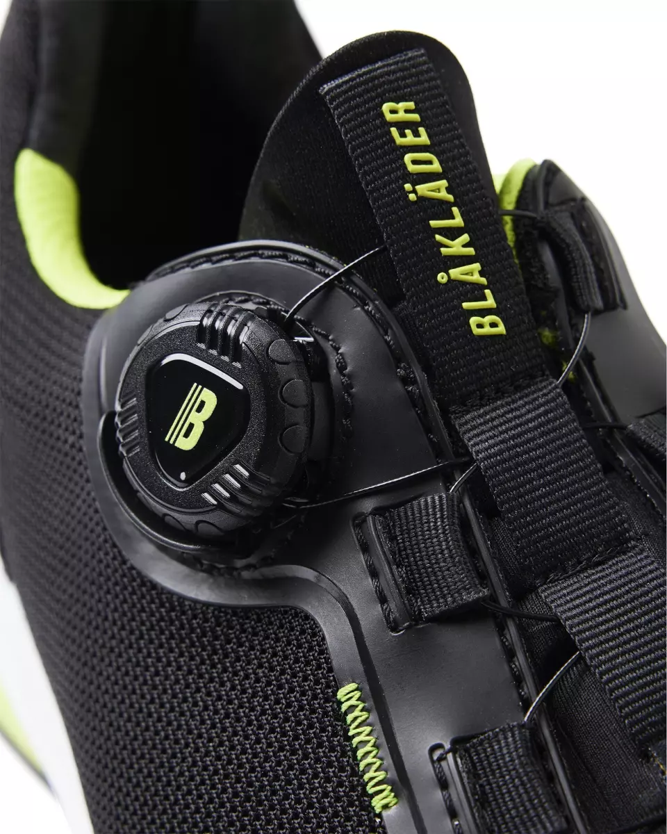 Blåkläder 248600009943, STRIKER Safety Shoe, Black/Lime Green, image 6, gallery thumbnail