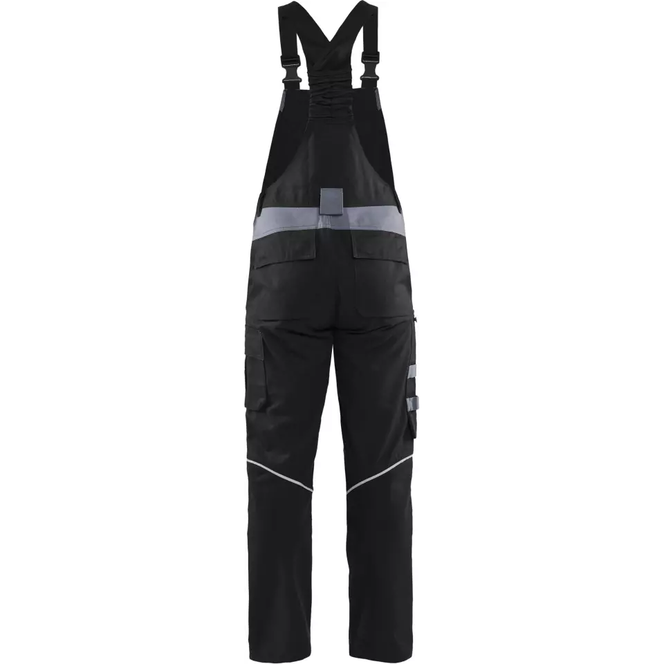 Blaklader 286115169994, Flame Resistant Bib and Brace, Black/Grey, image 4, gallery thumbnail