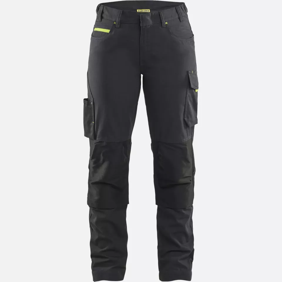 Blaklader 719513309933, Damen Stretch Arbeitshose, Schwarz/Gelb, image 16, gallery thumbnail