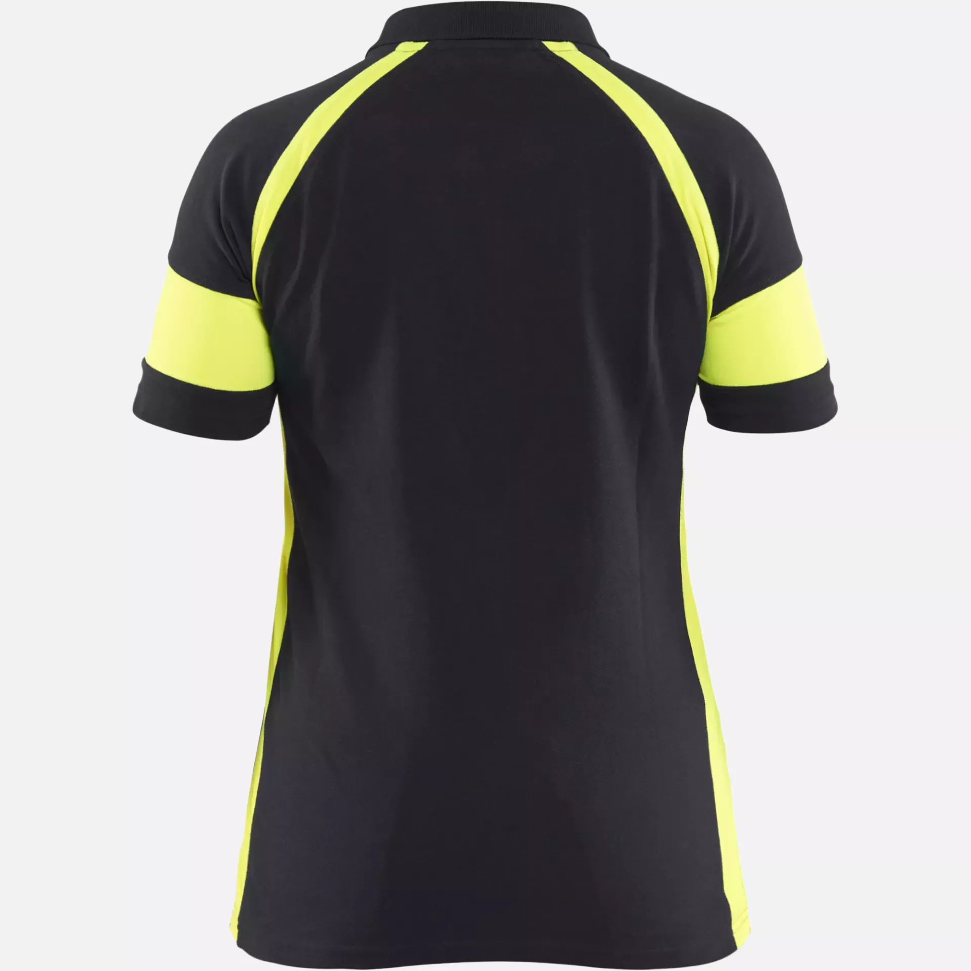 Blaklader 352910509933, High Vis Ladies Polo Shirt, Black/Yellow, image 4