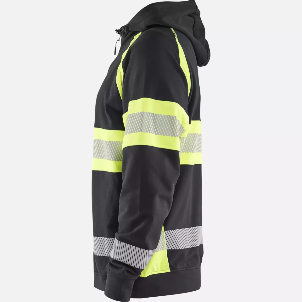 Blaklader 355211589933, High Vis Kapuzenjacke, Schwarz/Gelb, image 3, gallery thumbnail