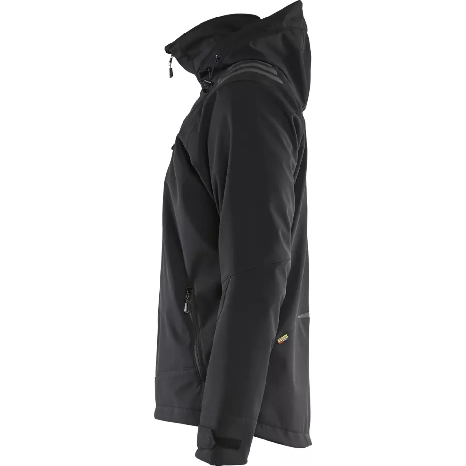 Blåkläder 474925139900, Softshell Jacket, Black, image 3, gallery thumbnail