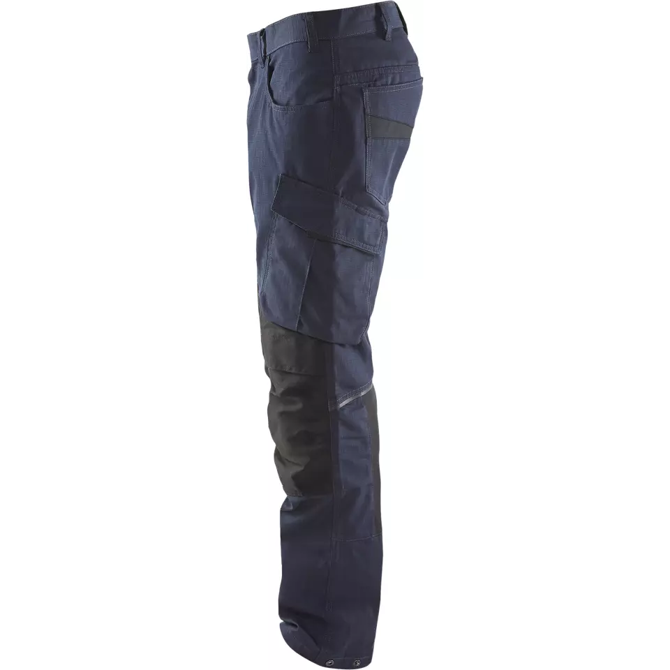 Blaklader 149513308699, Stretch Work Trousers, Dark Navy/Black, image 3, gallery thumbnail
