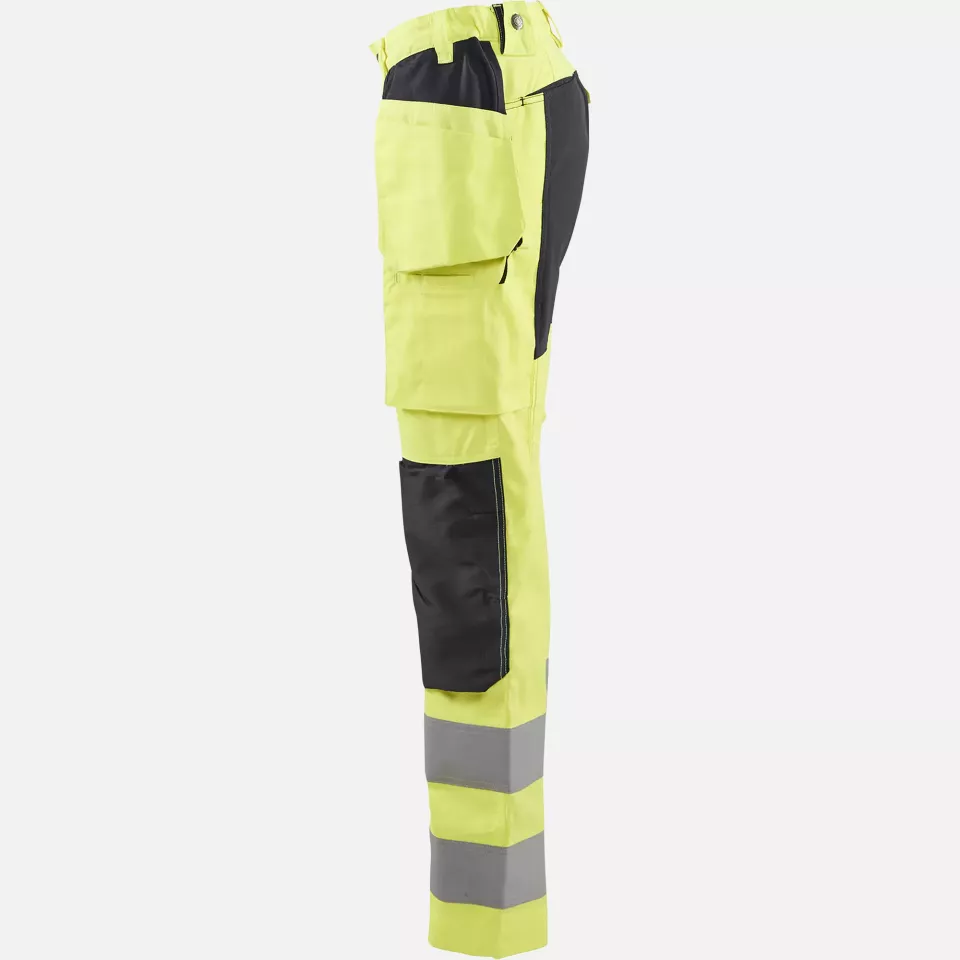 Blaklader 716318113399, High Vis Damen Stretch Arbeitshose, Gelb/Schwarz, image 3, gallery thumbnail