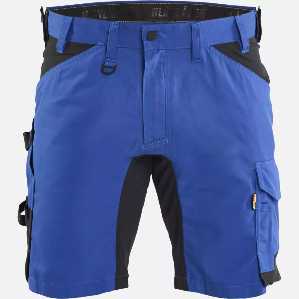 Blaklader 175318328599, Stretch Craftsman Shorts, Royal Blue/Black, image 1, gallery thumbnail