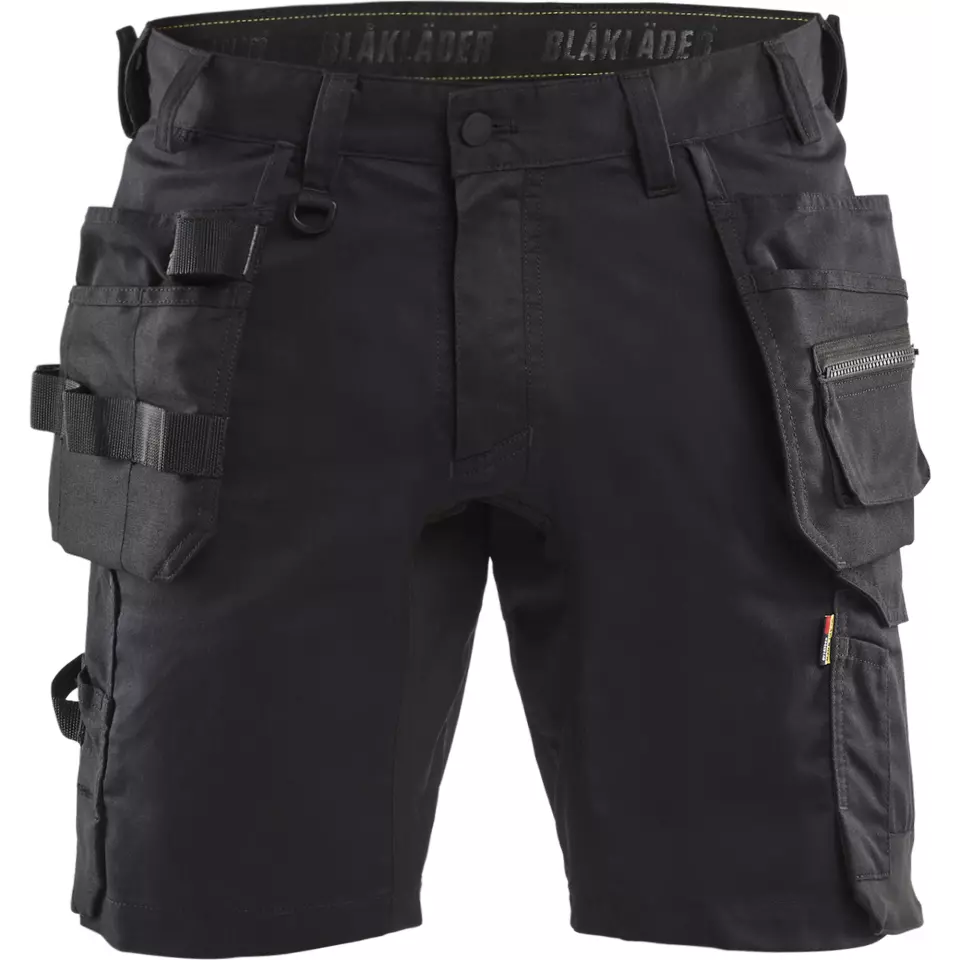 Blaklader 175218329900, Stretch Craftsman Shorts, Black