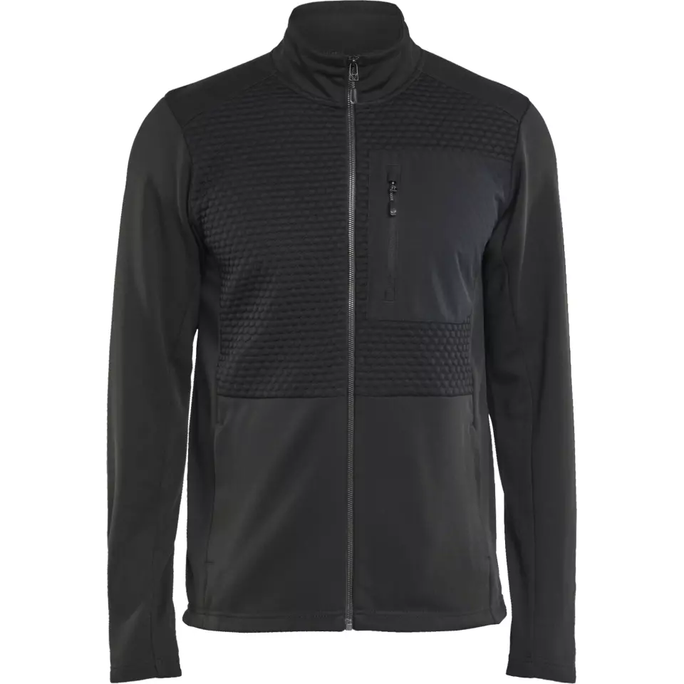 Blaklader 354825269900, Full Zip Sweatshirt, Black