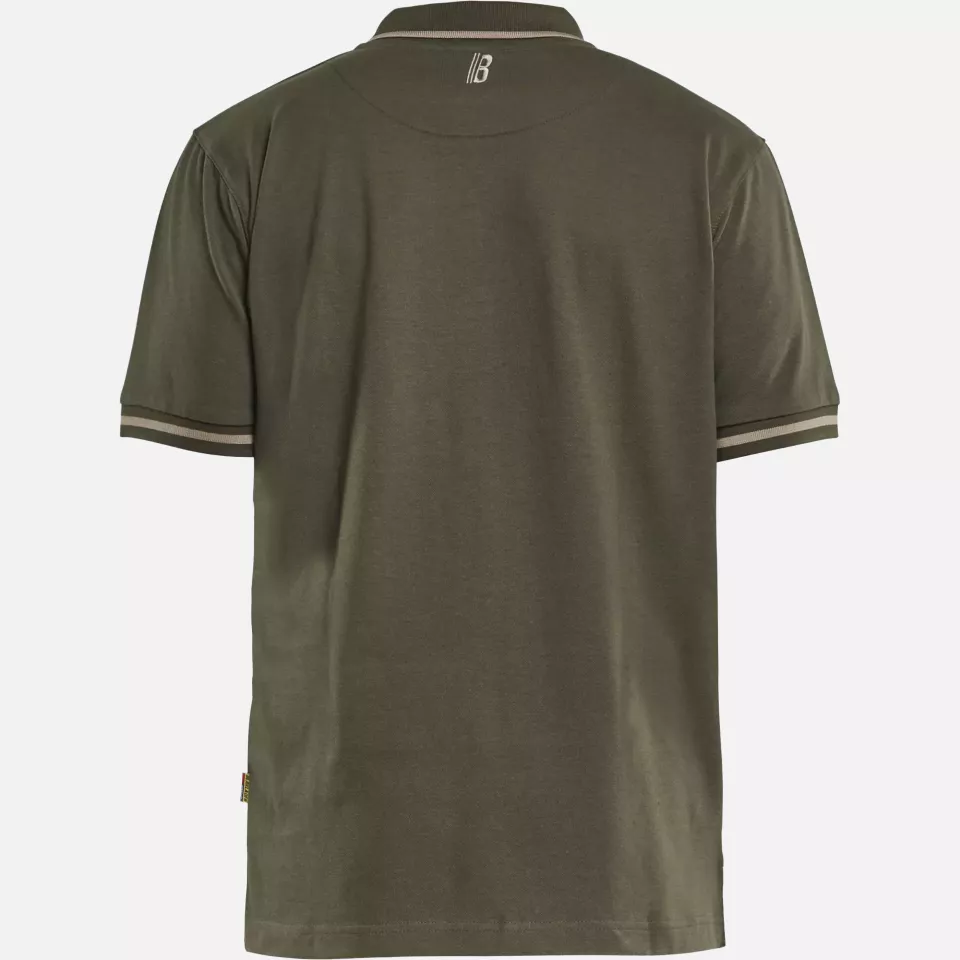 Blaklader 940210504209, Grit and Grind Polo Shirt, Forest Green, image 4, gallery thumbnail