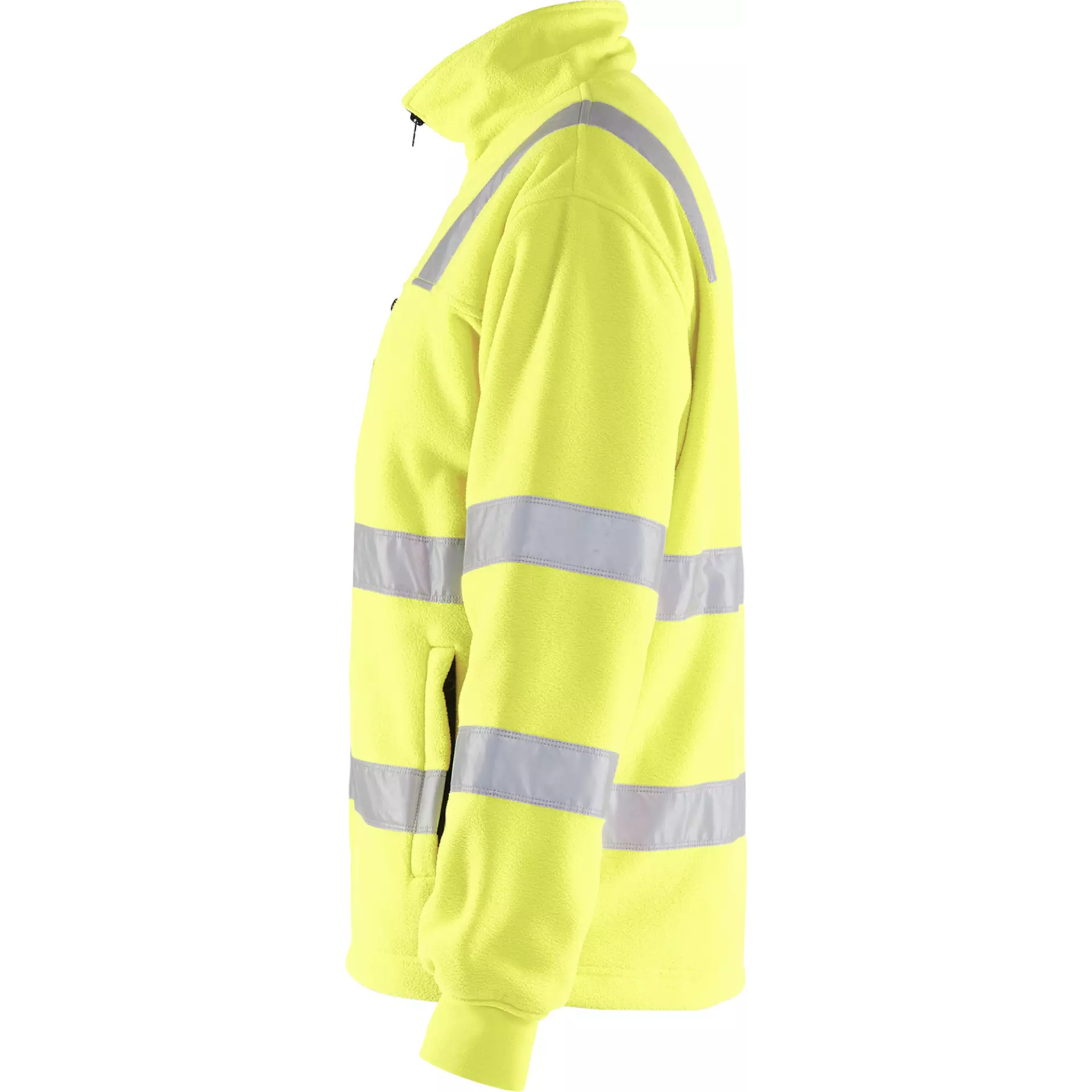 Blåkläder 485325603300, High Vis Fleece Jacket, Yellow, image 3