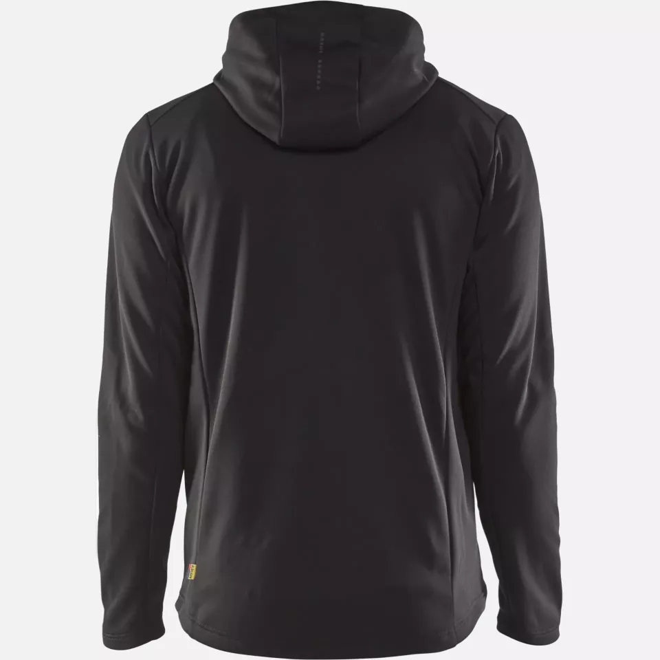 Blaklader 354025269900, Hooded Sweatshirt with Zipper, Black, image 4, gallery thumbnail