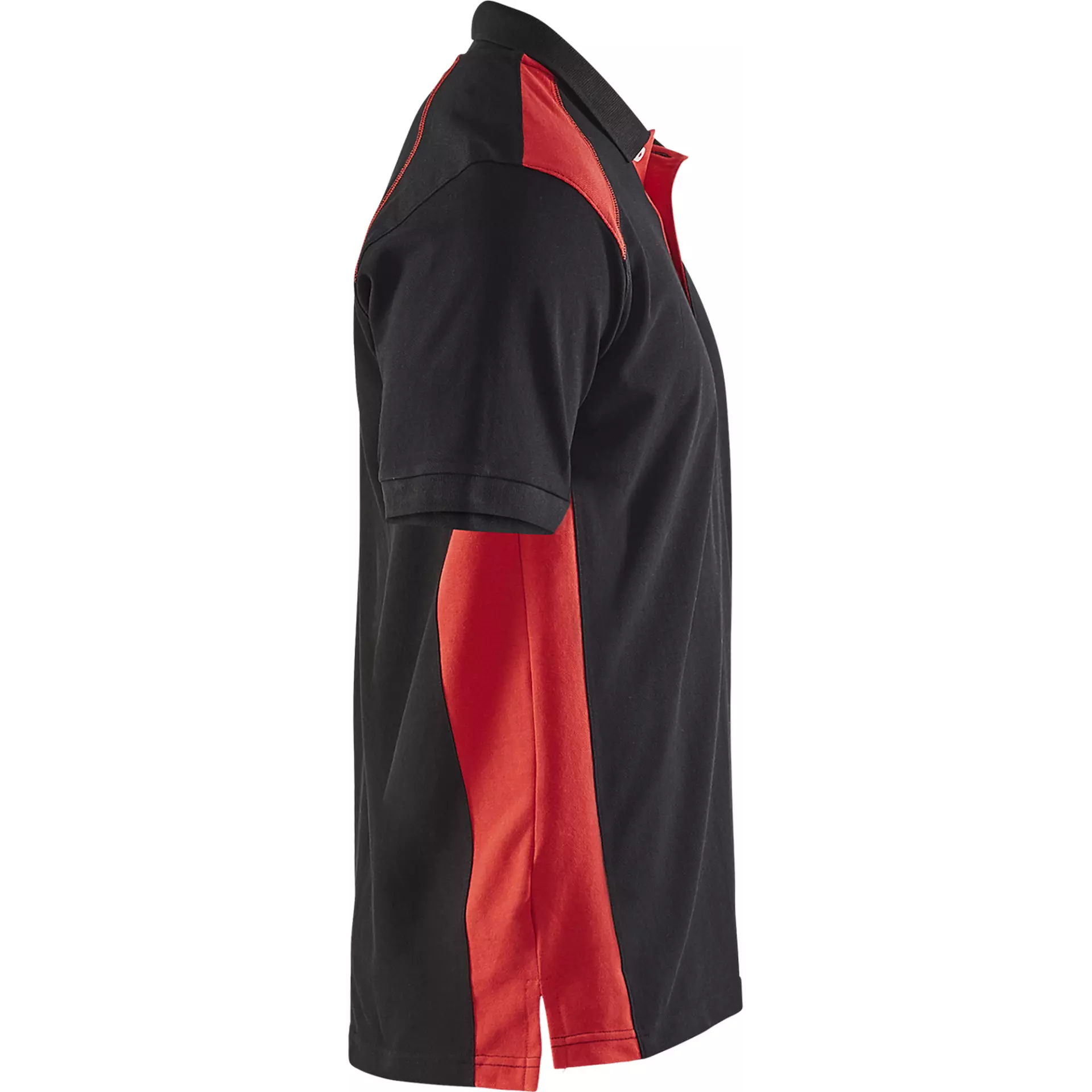 Blaklader 332410509956, Polo Shirt, Black/Red, image 2
