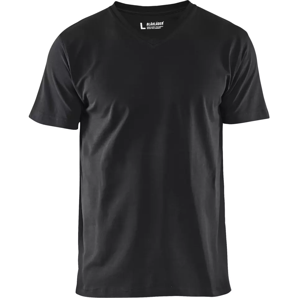 Blaklader 336010299900, V-Kragen T-Shirt, Schwarz, image 1, gallery thumbnail