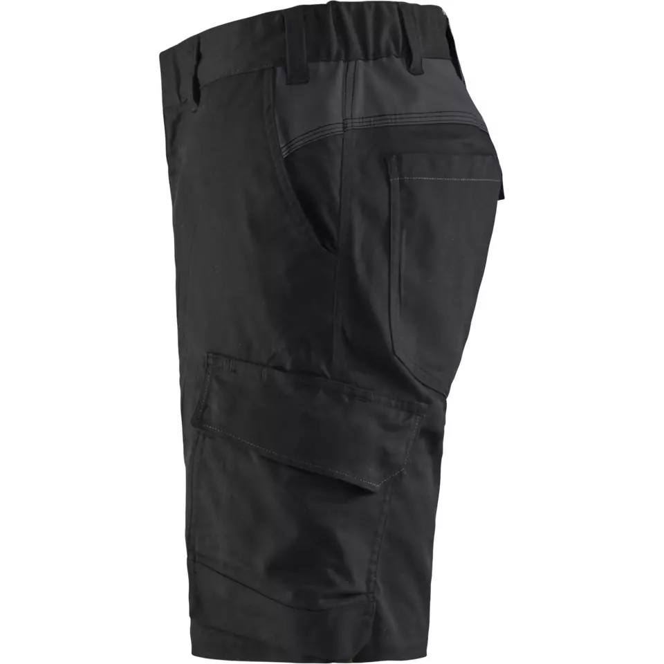 Blaklader 144618329998, Industry Stretch Shorts, Black/Dark Grey, image 3, gallery thumbnail