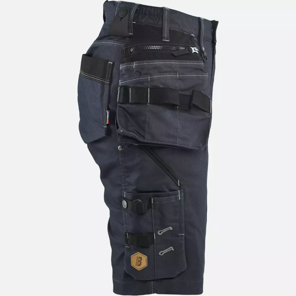Blaklader 799211418999, Damen Handwerker Shorts X1900 Stretch, Marineblau/Schwarz, image 2, gallery thumbnail