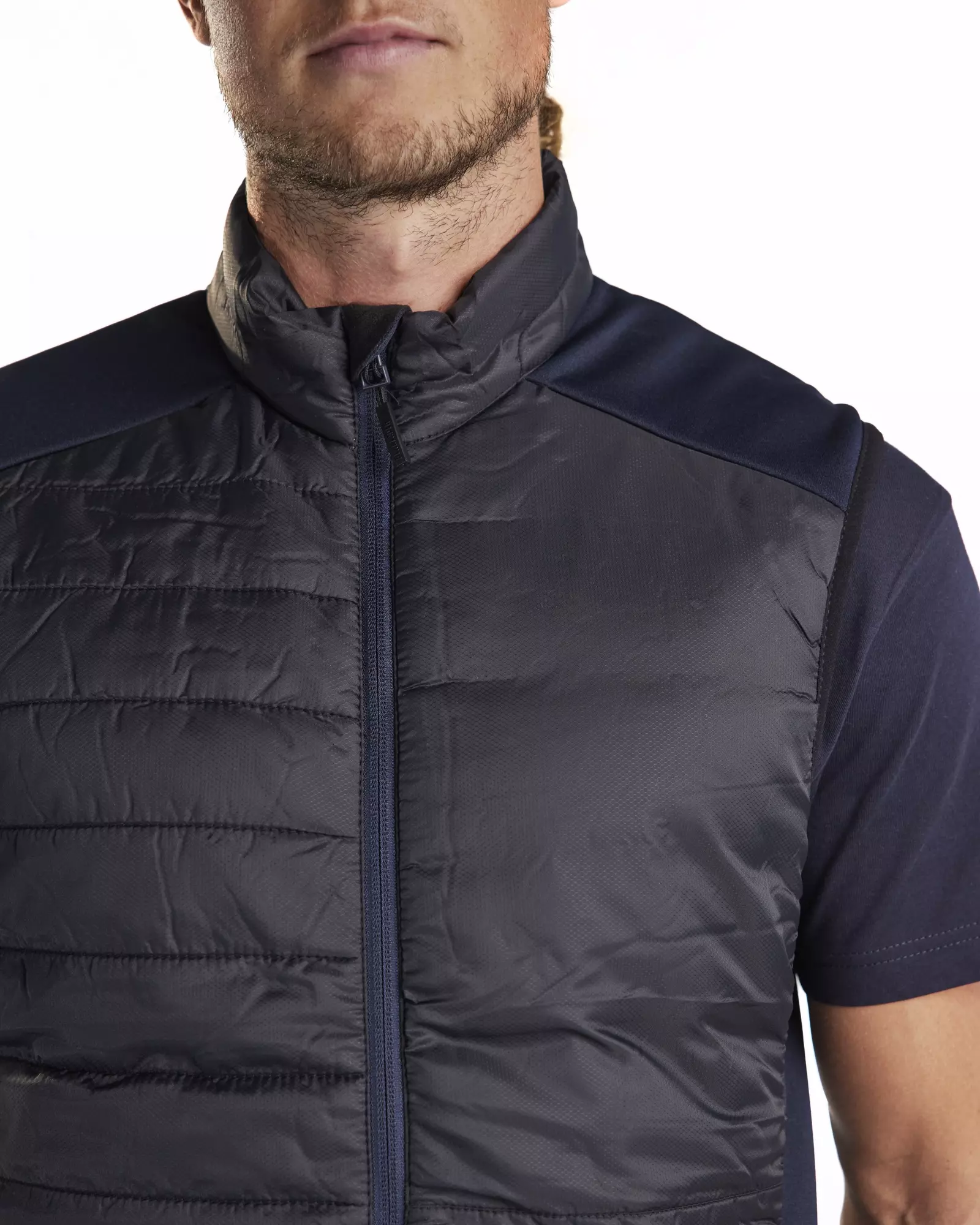 Blaklader 386320309986, Lined Vest, Black/Dark Navy, image 6