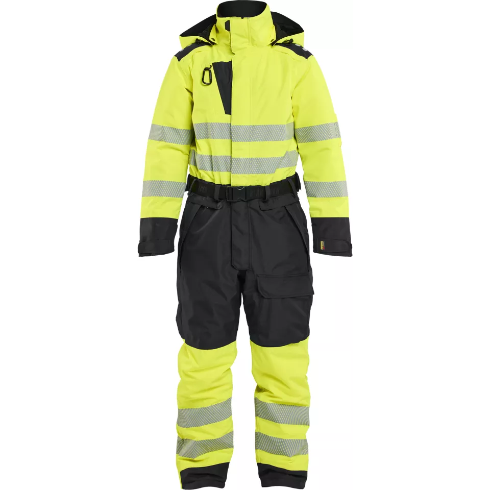Blaklader 672619773399, Ladies High Vis Winter Coverall, High Vis Yellow/Black, image 1, gallery thumbnail