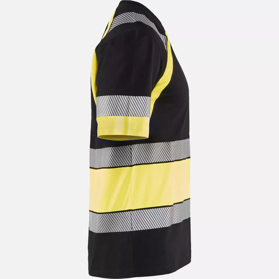 Blaklader 342110309933, High Vis T-Shirt, Schwarz/Gelb, image 2, gallery thumbnail