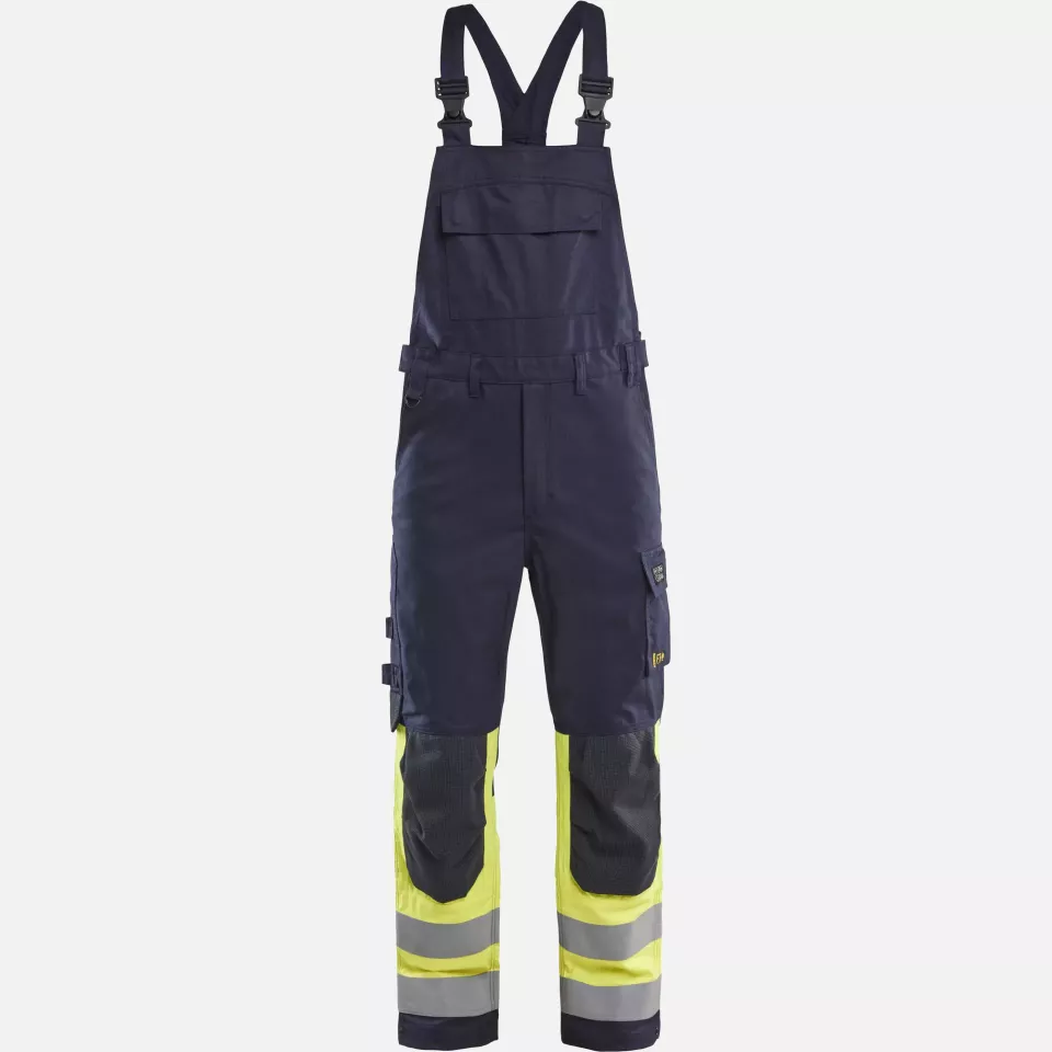 Blaklader 288815128933, Multi-Norm Bib and Brace, Navy/Yellow, image 1, gallery thumbnail