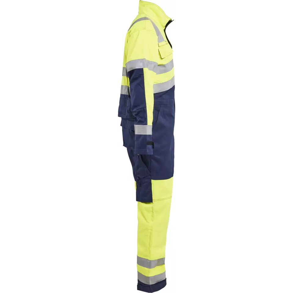 Blaklader 637318043389, Hi-Vis Coverall, Yellow/Navy, image 2, gallery thumbnail
