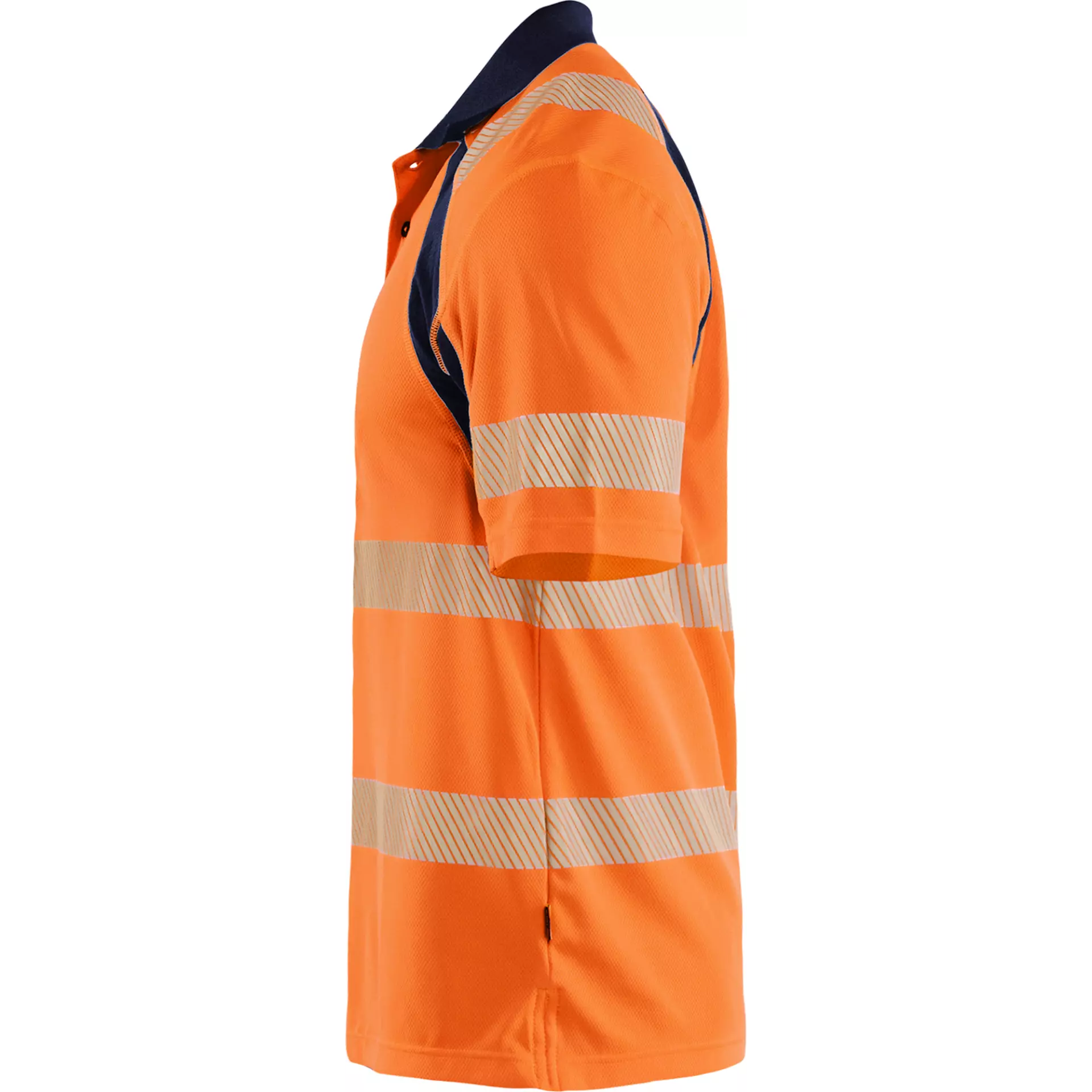 Blåkläder 359510135389, High Vis UV Protection Polo Shirt, Orange/Navy, image 3