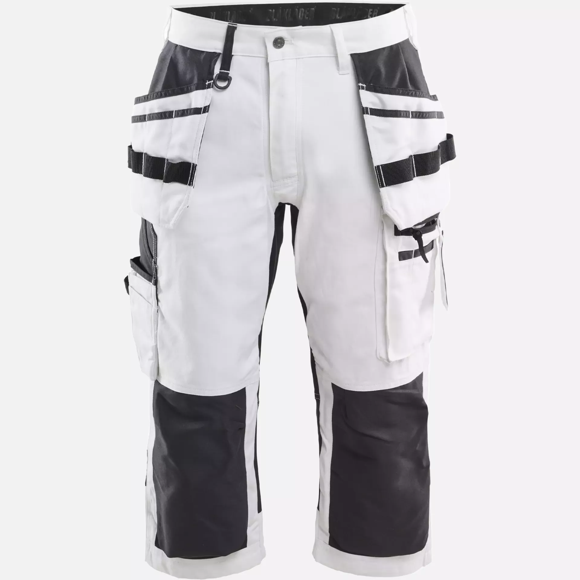 Blaklader 191213101099, Painter Pirate Stretch Shorts, White/Black, image 1