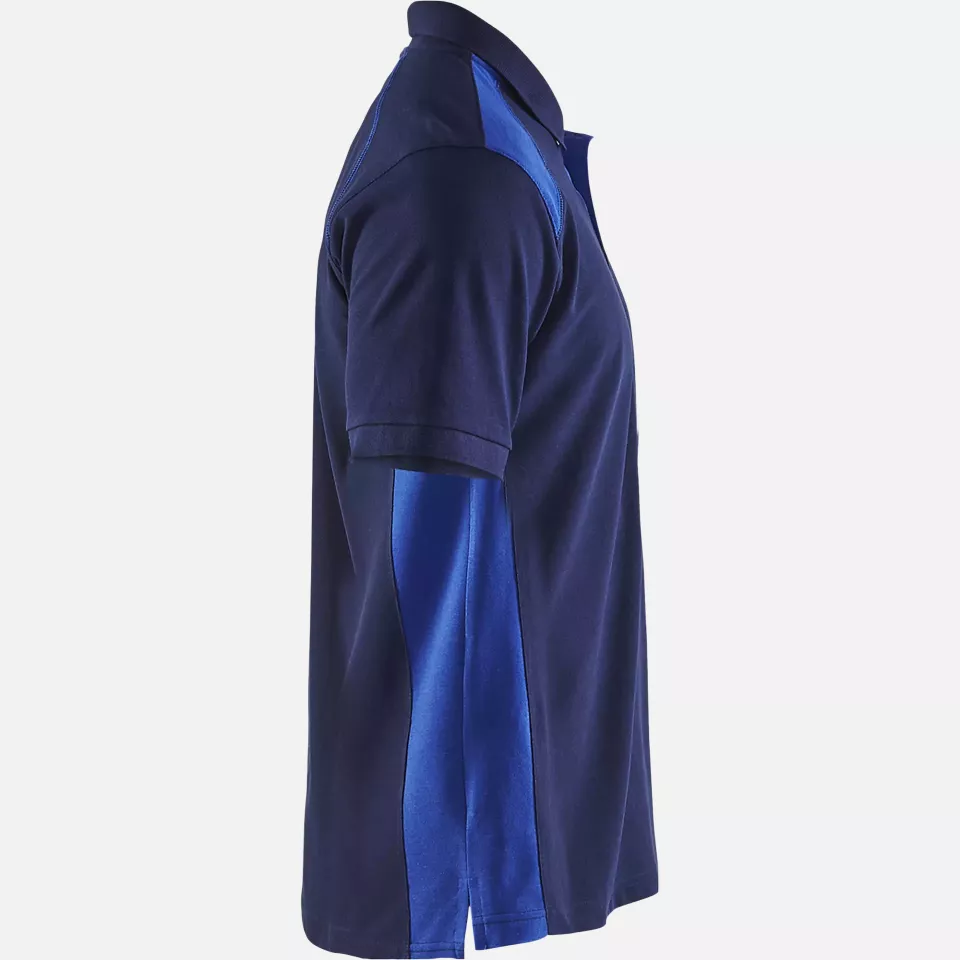 Blaklader 332410508985, Polo Shirt, Navy Blue/Royal Blue, image 2, gallery thumbnail