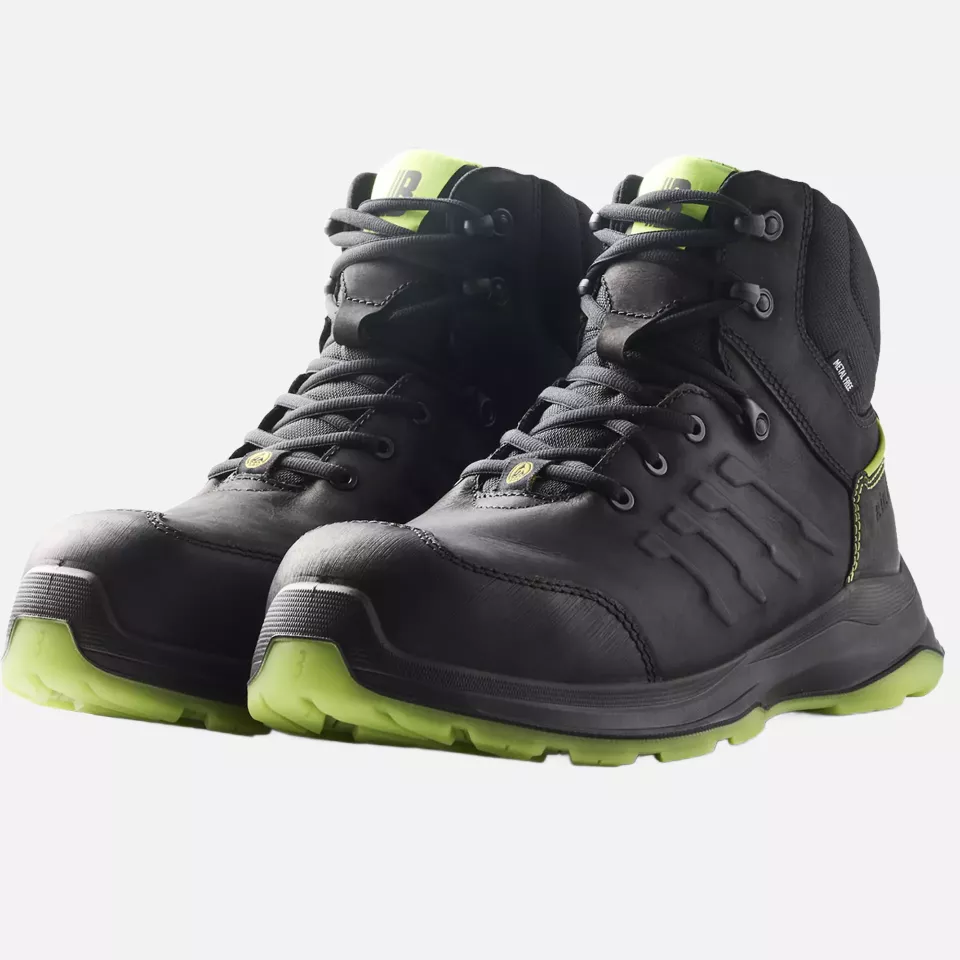 Blaklader 241300009943, SPRINTER Safety Shoe, Black/Lime Green, image 3, gallery thumbnail