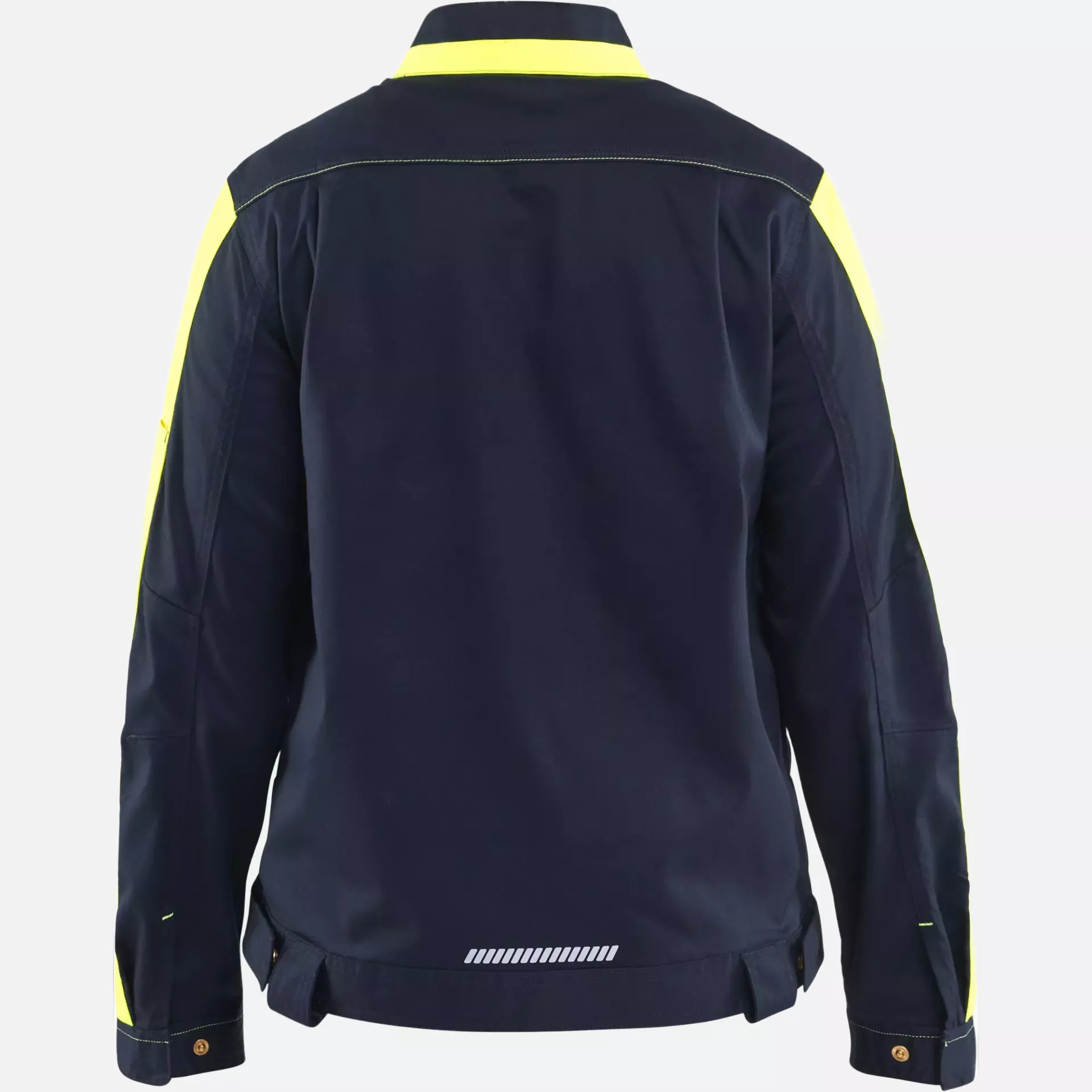 Blaklader 444318328633, Ladies Stretch Industrial Jacket, Dark Navy/Yellow, image 4