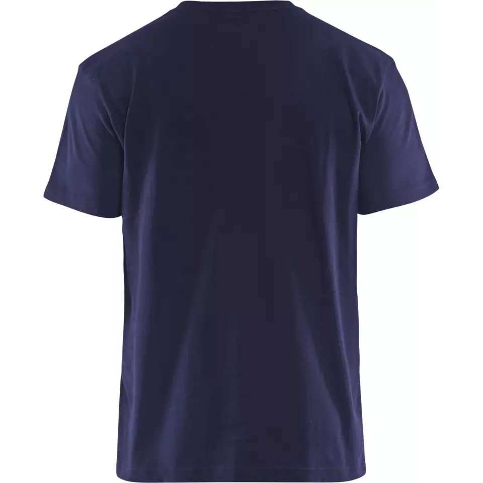 Blaklader 337910428833, T-Shirt, Navy/Yellow, image 4, gallery thumbnail