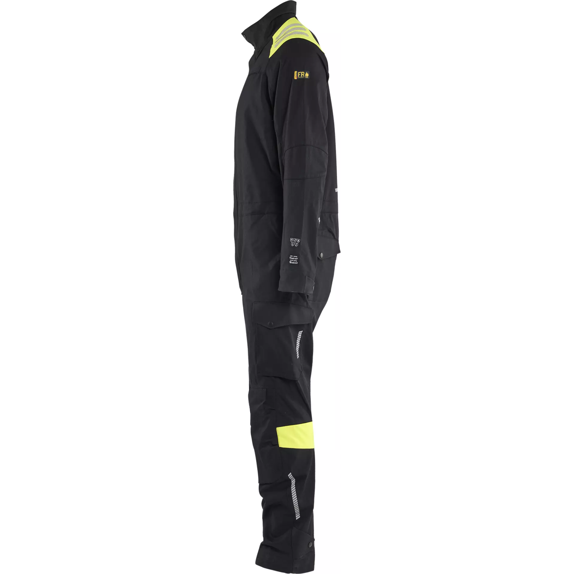 Blåkläder 607715129933, Overall, Schwarz/Gelb, image 3