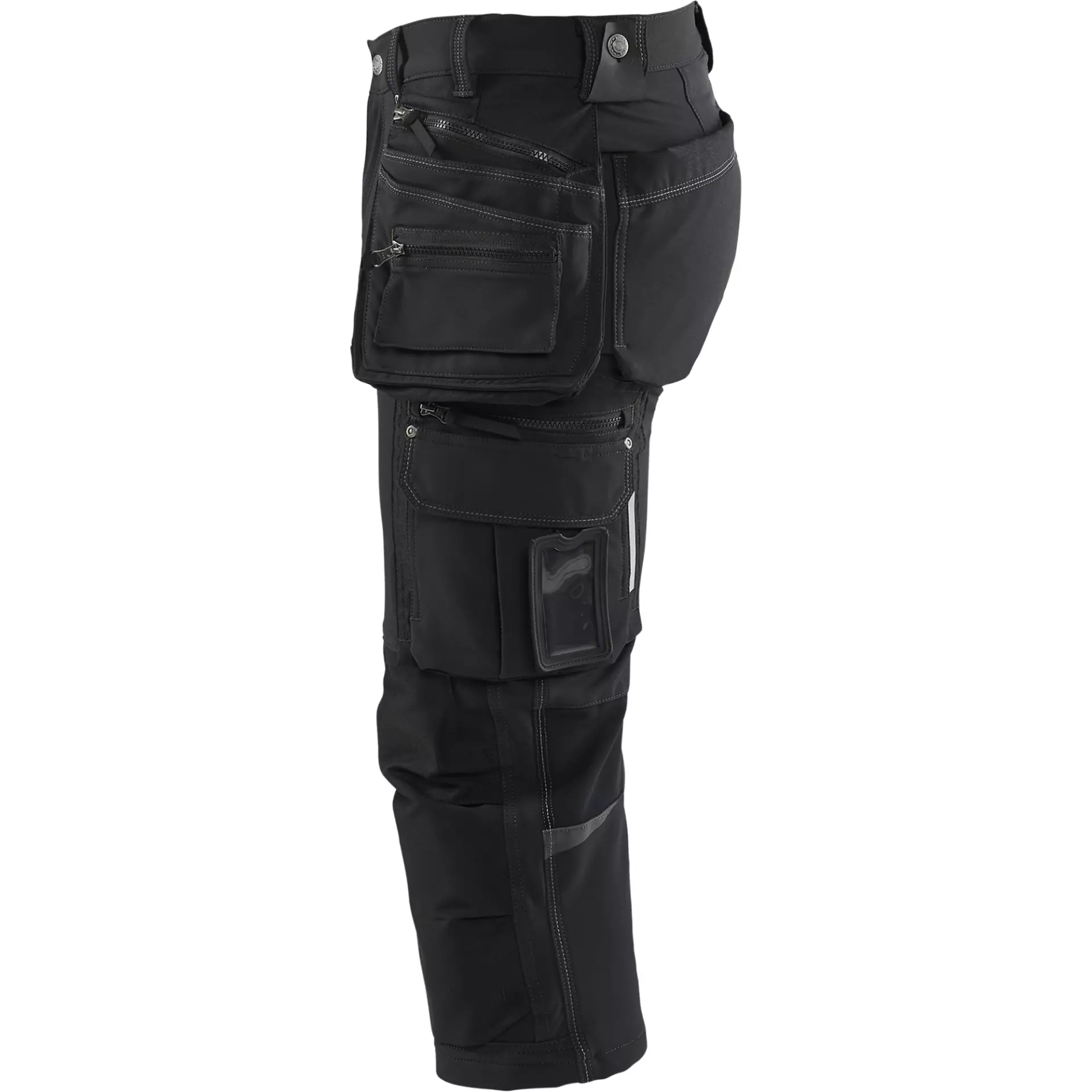 Blåkläder 179716449900, 4-Way Stretch Craftsman Pirate Shorts, Black, image 3