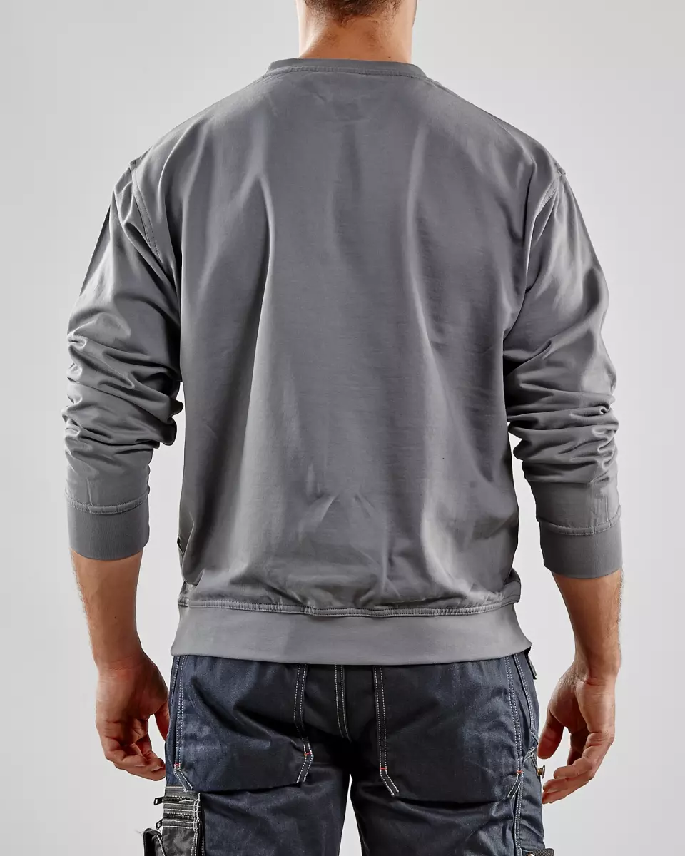 Blaklader 334011589400, Sweatshirt, Grey, image 5, gallery thumbnail