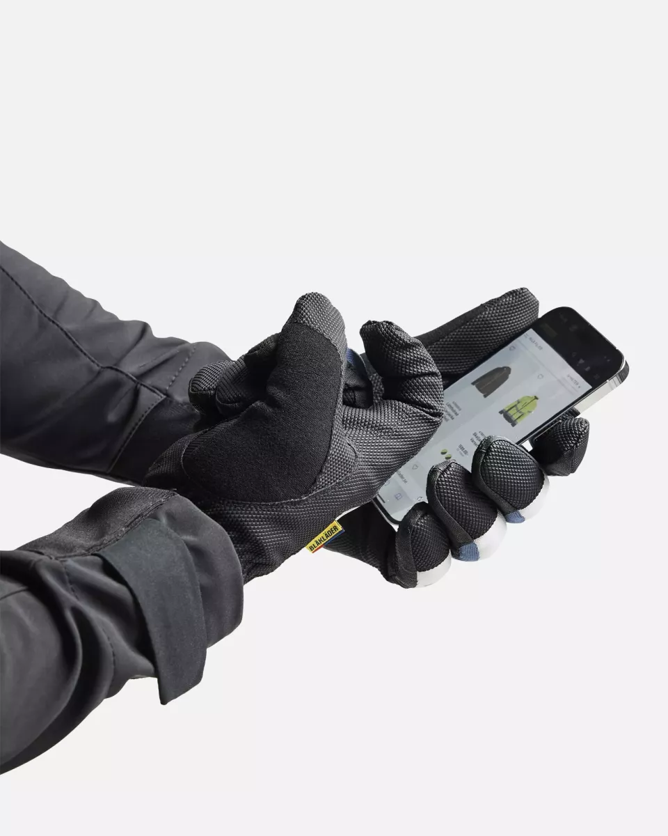 Blaklader 288014159992, Supreme Winter Gloves, Black/Silver, image 2, gallery thumbnail