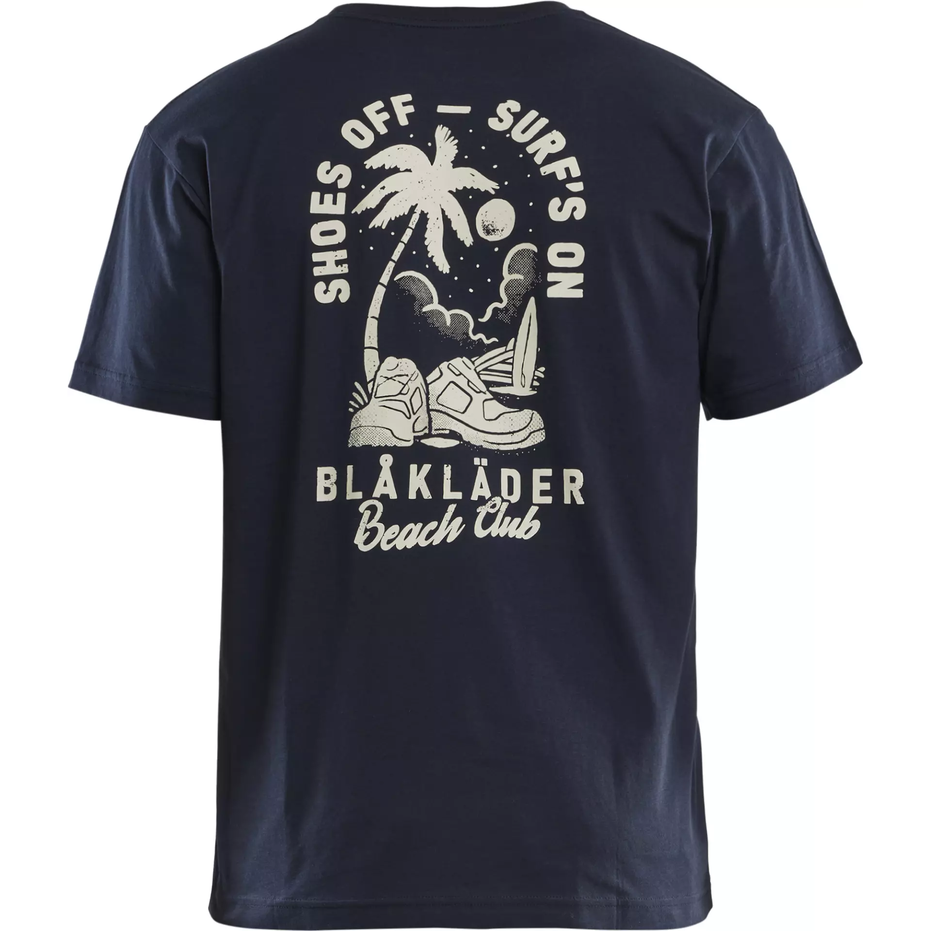 Blåkläder 941910428600, Blåkläder Beach Club T-Shirt, Dunkel Marineblau, image 4