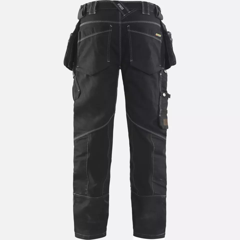 Blaklader 199011419900, X1900 Stretch Craftsman Work Trousers, Black, image 4, gallery thumbnail