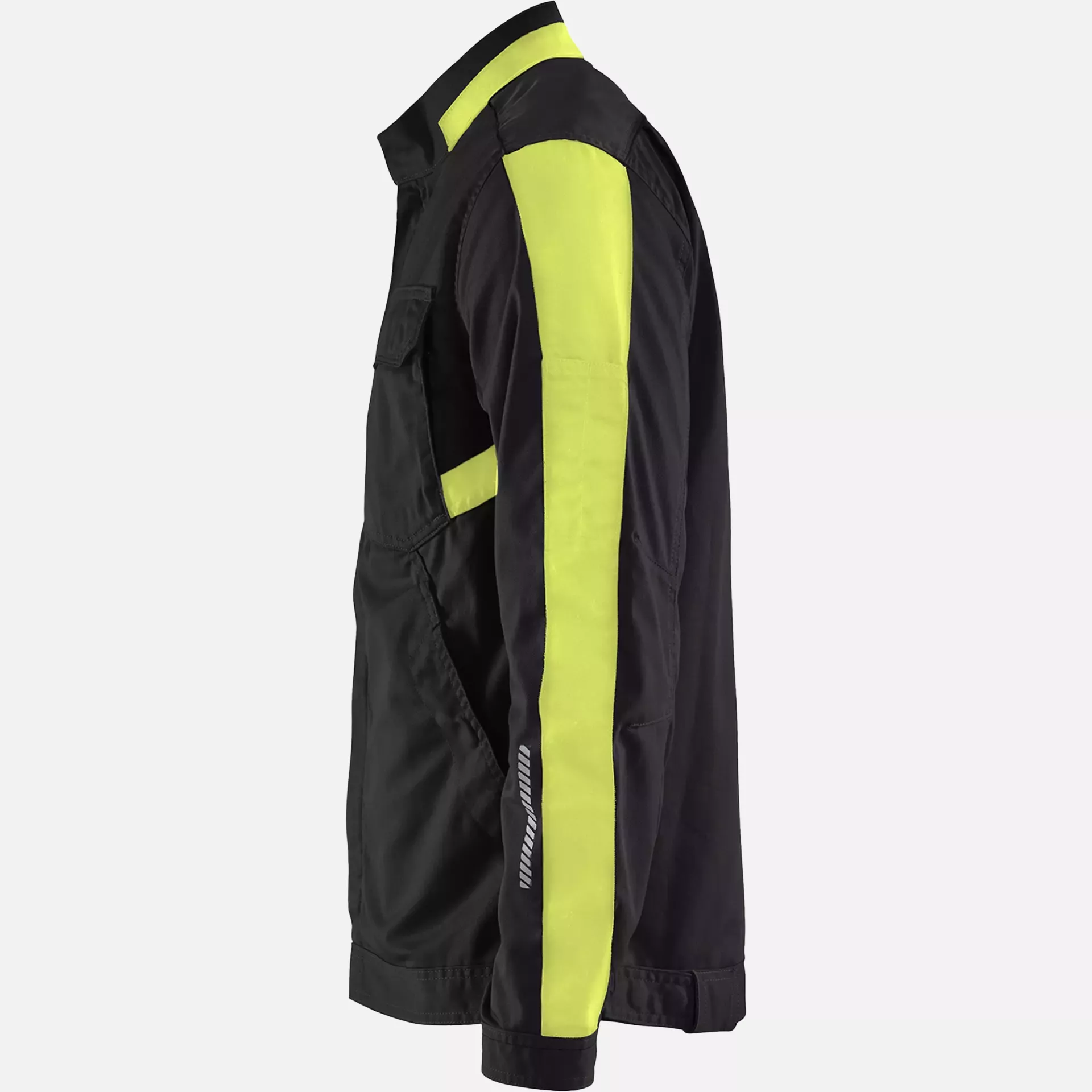 Blaklader 444418329933, Industry Stretch Jacket, Black/Yellow, image 3