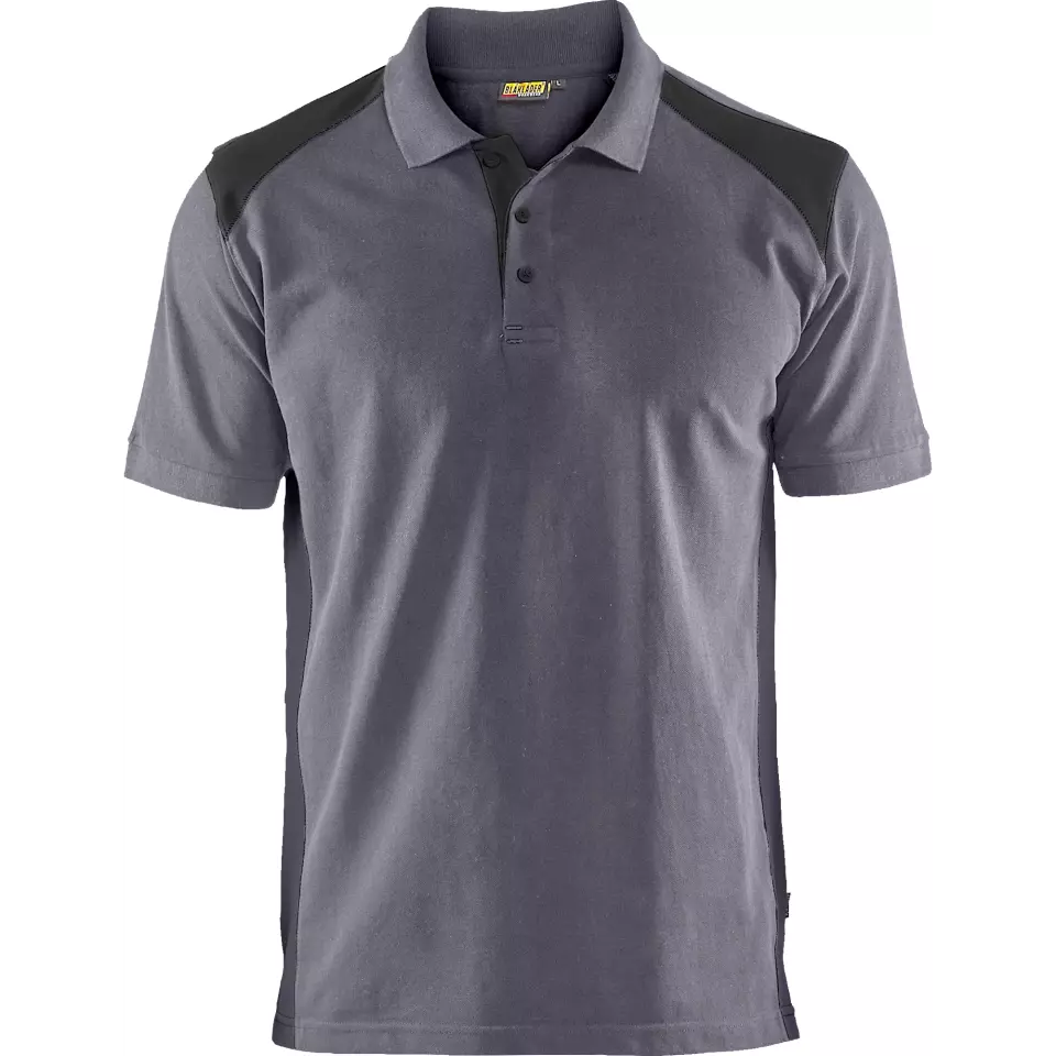Blaklader 332410509699, Polo Shirt, Medium Grey/Black, image 1, gallery thumbnail