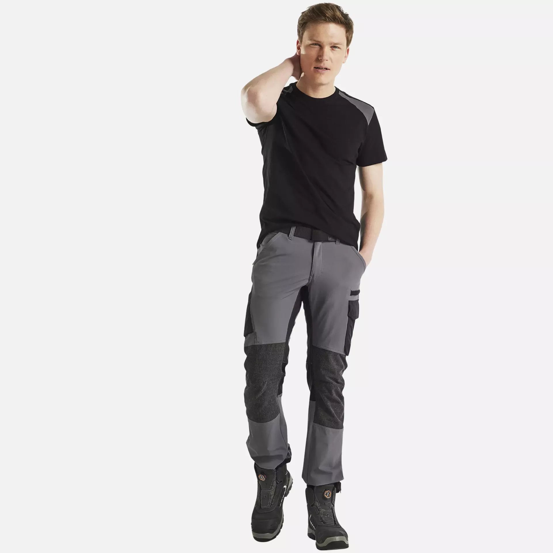 Blaklader 337910429996, T-Shirt, Black/Medium Grey, image 5