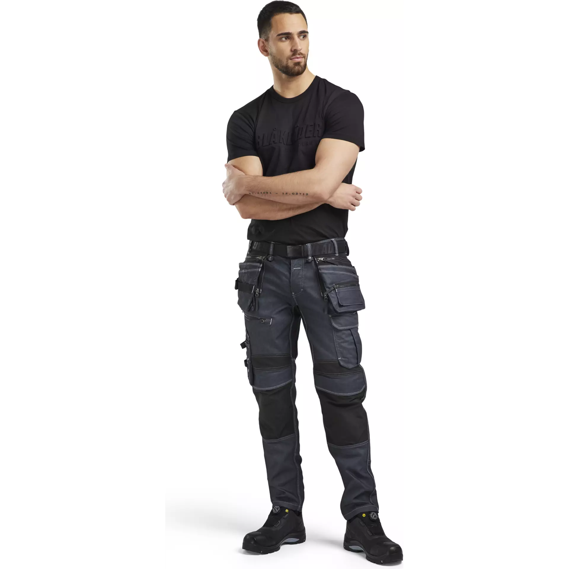 Blåkläder 199011418999, X1900 Stretch Craftsman Work Trousers, Navy/Black, image 5