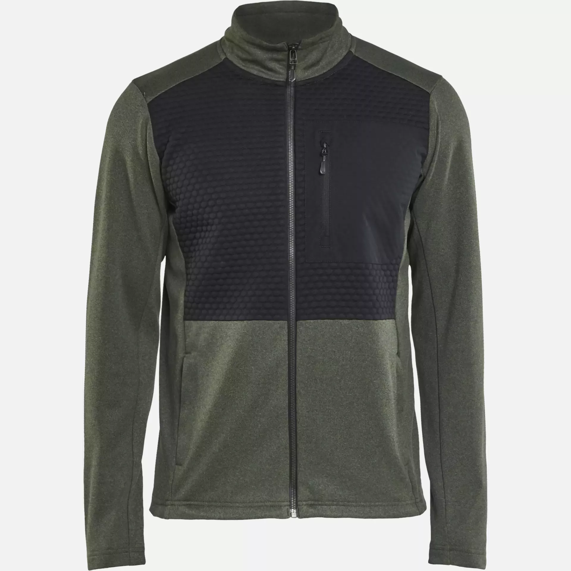 Blaklader 354825334199, Full Zip Sweatshirt, Autumn Green/Black, image 1